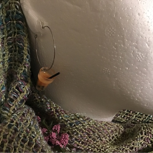 Bubble Tea Earrings - Picture 3 of 7